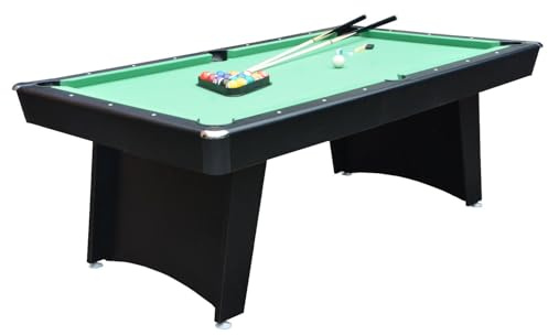 Tavolo da Biliardo Scorpione 214 cm - Dimensioni Regolamentari con Accessori Completi - Panno Verde in Taclon e Design Elegante
