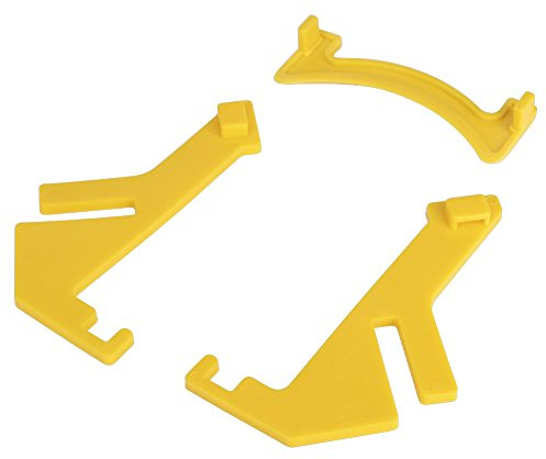 Soporte de cubo de miel de abeja de plástico amarillo, herramienta para apicultores de apicultura para verter fácilmente la miel