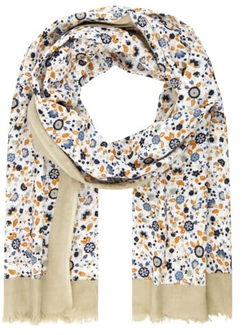 LINDENMANN Schal Herren beige Herren-Schal dünn 100% Baumwolle