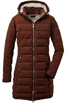 Killtec Parka funcional para mujer Gw 13 Wmn Qltd Prk con capucha desmontable, Mujer, Parka acolchada con capucha desmontable, 37503-000, Badas de otoño., 44