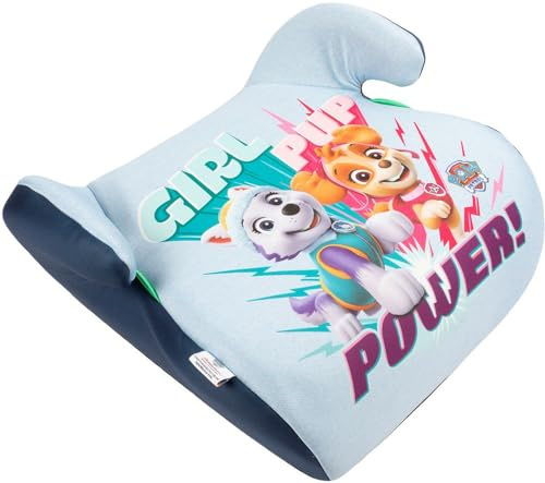 Tataway Asiento de coche infantil i-Size ECE R129. Elevador de coche para niños de 6 a 12 años, 125-150 cm, 22-36 kg (Paw Patrol Girl)