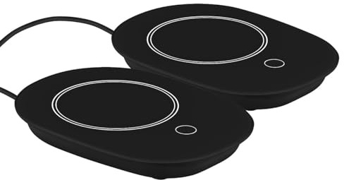 PEARL Kaffeetassenwärmer: 2er-Set USB-Tassenwärmer mit Automatik- & Warmhalte-Funktion mit 55 °C (Warmhalteplatte, Kaffetassenwärmer, Kfz)