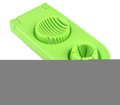 Zyntora Cortador de Huevo Duro | Cortador de Huevo de Acero Inoxidable | Cortadora Picadora 2 en 1 para Fruta Tomate Platano Fresa Cereza | Para Ensalada Desayuno y Alimentos Blandos Hogar y Familia