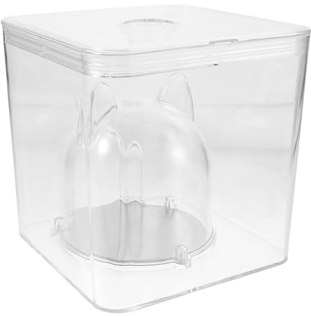 Tofficu Casa Osservare Refrigerante Alluminio in Criceti Forma Adorabile e per L'estate Facile da Piccolo Rifugio Rinfrescante per Animali Domestici