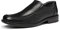Bruno Marc Men's Leather Lined Square Toe Dress Loafers Shoes,Size 12,Black,GOLDMAN-02