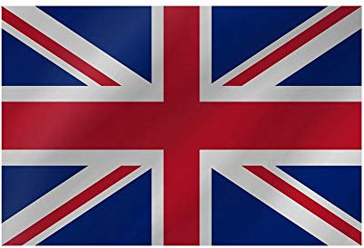 R&F srls Bandiera Gran Bretagna granbretagna UK Tessuto Misura Standard 90 X 150 cm