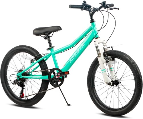 AVASTA Govet 20 Inch Big Kids Mountain Bike, Mint Green