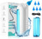 LYtech Nasal Irrigation System Sinus Rinse Kit Cordless Portable Nasal Rinse Machine for Sinus Relief & Nasal Care, Electric Neti Pot Nose Cleaner Nasal Rinse Irrigator for Adults Kids, 4 Modes