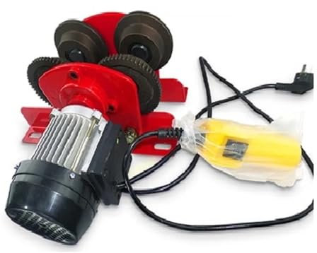 Polipasto Eléctrico Carro eléctrico monofásico 1T 220V/50HZ usado con mini polipasto de cable eléctrico, pieza de herramienta eléctrica grua motor