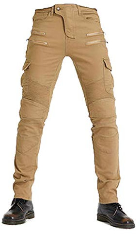 GZKDKZB Pantaloni da Motociclista da Corsa, Jeans da Equitazione da Donna, Protezioni a Rimbalzo Lento per Una Protezione più sicura, Protezioni Rimovibili, più comode, la Migliore Scelta