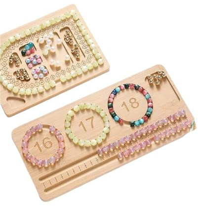 BFLCWSTD pärlbräda 1 st smyckestillverkning pärlbräda för halsband designdyna (Color8)