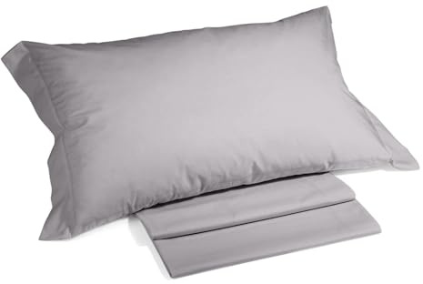 Caleffi - Completo Letto 100% Cotone Composto da Lenzuola Una Piazza e Mezza 190x285 + 1 Lenzuolo con Angoli Coprimaterasso Una Piazza e Mezza 130x200 per Materasso Alto 28 cm + 1 Federa Cuscino 50x80