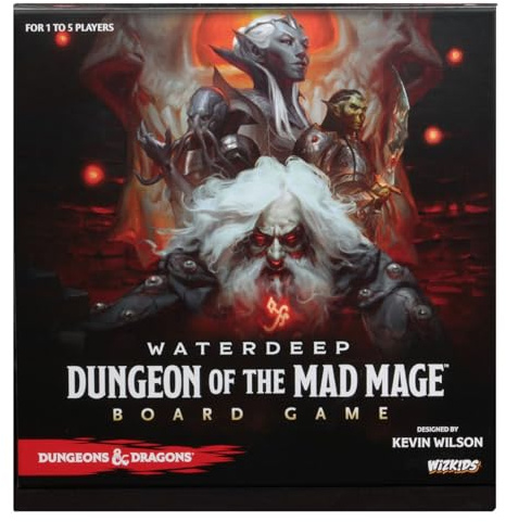 WizKids WZK73590 Waterdeep: Dungeon of The Mad Mage Board Game, Mixed Colours