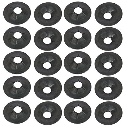 sourcing map 20 Stück Sternschloss Sicherungsscheiben 3mm x 10mm mit Innenzahn Ersatz