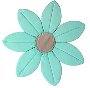 PLASTIMYR - Asiento Bañera Bebé | Suave y Segura | Hecha a Mano | Compatible con Cambiador y Soporte Plegable | Hamaca hasta 18 kg, Lavabo Turquesa, 80x80x2 cm