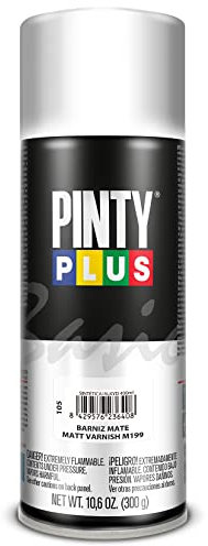 PINTYPLUS Pintura en Spray Basic 520cc Barniz Mate M199, 400ml-520cc