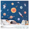 Little Deco Wandsticker Wandtattoo Kinderzimmer Jungen Weltall Wandaufkleber Planeten Raumschiff Raketen Wandbild Sonnensystem Sonne Kinder Sterne DL700-4