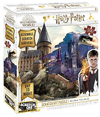 University Games Harry Potter Hogwarts Day to Night Scratch Off Puzzle