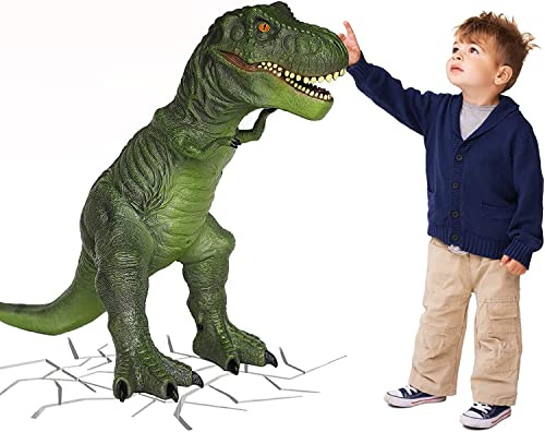 Gzsbaby Grandi giocattoli morbidi a forma di dinosauro, 71,1 cm, dinosauro dall'aspetto realistico, giocattoli giganti per bambini dai 3 ai 5 anni, giocattolo per bambini da 3 a 5 anni, regalo per
