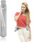 1 Piece of hot Water Bottle Cover, Soft Plush Cover, 72cm Long Wrapped Around The hot Water Bottle to Keep The Heat for a Longer time, Used for hot Water Bottle (Gray) (Without Hot Water Bottle)