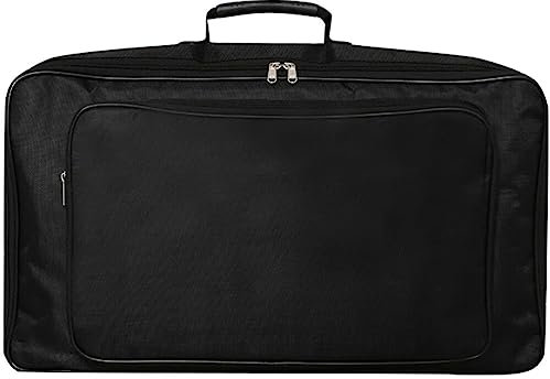 Hemobllo Tragetasche - Pedalboard Tasche Gigbag Effektgerät Oxford Stoff Tragbare Gitarren Effektboard Klein Aufbewahrungs für Musik Equipment, 59 x cm, Schwarz