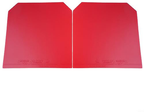 2Pcs Sponge Rubber, Hard Sponge, Table Tennis Glue, Black And Red Racket Training For Quick Attack Offensive