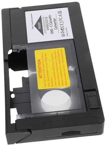 Uonlytech Adaptador De Cinta Compacto para Videocámaras Reproductor De Video Convertidor De Cinta Accesorio De Conversión Digital Fácil De Usar