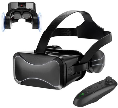 Trådlösa VR-hörlurar, VR-glasögon för barn | VR-glasögon för barn | Virtuella verklighetsglasögon för barn och vuxna för spel och videor