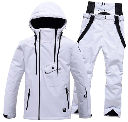 MaNMaNing Combinaison Ski Femme Imperméable et Thermique Coupe Moderne Confortable Tenue Sportive Hiver et Activités Neige Protection Complète Style Élégant