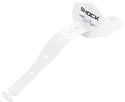 Shock Doctor Bolt Lipguard, OSFA, White
