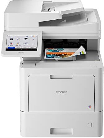 Brother MFC-L9670CDN Professional Workgroup Colour Laser Printer | Advanced Print Speeds| Solutions Ready | 17.6cm Touchscreen| Super High Yield Ink Included | UK Plug