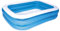 Bestway 12819 Piscina gonfiabile blu rettangolare deluxe, 211 x 132 x 46 cm