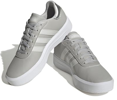 adidas Damen Court Platform Shoes, grey two/grey one/Cloud white, 38 EU