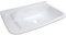 Generisch Einlegemulde Waschbecken Wohnmobil Wohnwagen Caravan Camping Boot 465 mm x 295 mm x 110 mm rechteck weiß glänzend