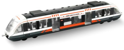 Train Model Toy Children Educational Toys Train Toys for Kids, Toddlers,Simulation Alloy Train High-Speed Rail Car Model (White)