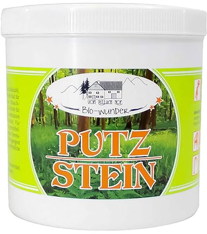 BIO-WUNDER PUTZSTEIN 1000g mit Schwamm universal Polierstein Reinigungsstein Reinigungspolierstein Universalreiniger Scheuermittel Reiniger 21