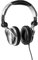 Power Dynamics PD PH510 DJ Headphones Silver - Extra Bass Stereo Over-Ear Headset with 50mm Drivers, Coiled Cord, 3.5-6.35mm Adapter and Carry Pouch for Studio, Mixing & Monitoring