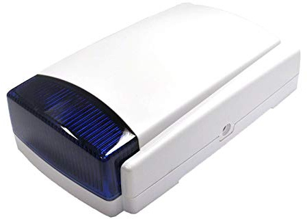 Dummy Alarm Box Blue or White Strobe Flashing LEDs with Blue Lens Long Lasting
