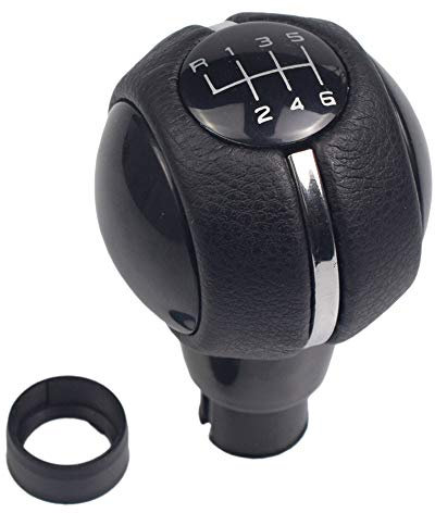 Hacreyatu 5 6 Gang Auto Schaltknauf Schalthebel Mini Cooper F54 F55 F56 F57 F60 (Stil-1, Kopf-R6)