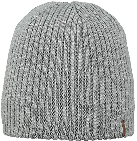 Barts Wilbert Beanie Wintermütze (one Size, Heather Grey)