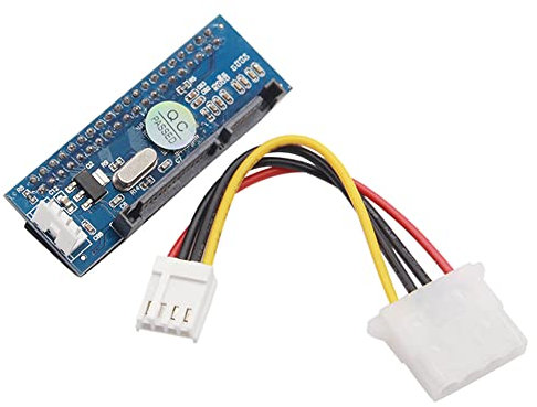 ezqnirk Adaptateur 4 pcs SATA IDE 40 IDE PIN TO SATA Connector 3.5 Disque dur Disque dur DVD DVD Adaptateur adaptateur avec câble de données 7PIN-SATA