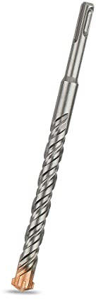 Meccion SDS Plus Hammerbohrer 16mm x 200mm, Professionell Betonbohrer mit 4 Hartmetall Schneiden, Ideal zum Bohren in Stein, Beton, Naturstein, Ziegelmauer