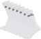 Ellesse Unisex Sport-Socken, 7 Paar - Trego Sport Sock, Crew Socks, Tennis, Ripp-Bündchen, Logo Weiß 43-46,5