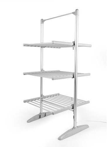 Beldray EH3752 3 Tier Electric Heated Airer – 20m Drying Space Over 36 Heating Bars, Fast Heat Up, Sturdy Aluminum Frame, Freestanding, 30kg Capacity, Collapsible, Portable Clothes Heating Rack, 300W
