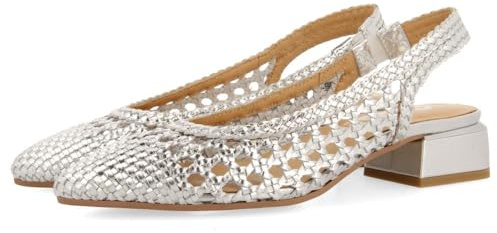 BALLERINES TRESSÉES EN CUIR DE COULEUR OFF-WHITE POUR FEMME PISKOVE