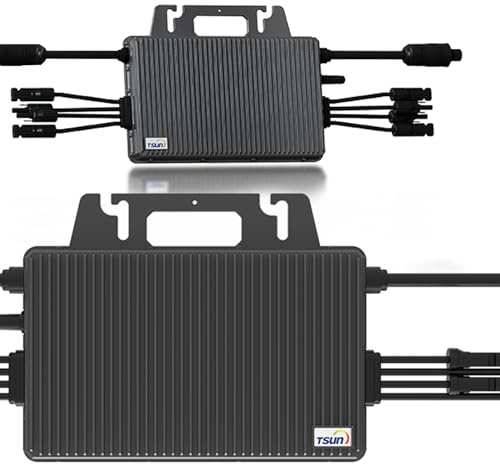 TSUN Mikro-Wechselrichter 2000W TSOL-MS2000 für Balkonkraftwerk, IP67 wetterfest, 4 MPPT, Bluetooth & WiFi, Micro Inverter
