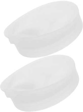 Amosfun 2 Pezzi Coperchio Per Caraffa in Plastica Pp Con Guarnizione Anti-perdita, Compatibile Con Brocche Acqua e Bottiglie Succo 1l e 1,6l, Ricambio Per Coperchio Bevande Sigillato Per Uso Domestico