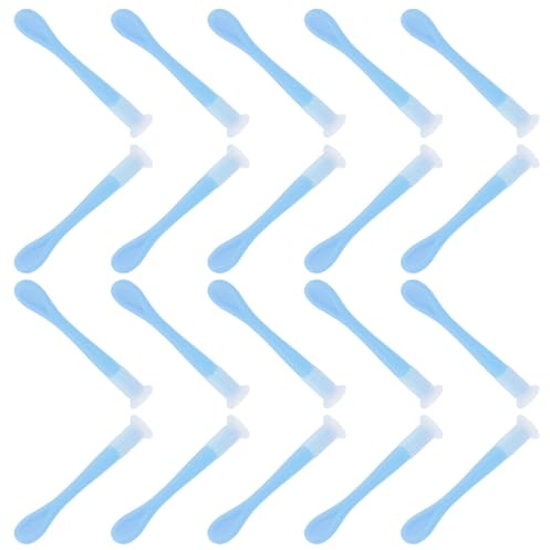 PACKOVE Lot de 20 Outils de Retrait de Lentilles de Contact par Ventouse Réutilisables Bleu Ciel, Applicateurs Portables pour Lentilles Souples et Rigides, Accessoires Hygiéniques