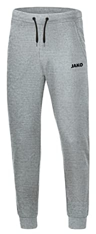 JAKO Herren Jogginghose Base mit Bündchen, Hellgrau-Meliert, XXL