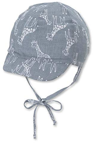 Sterntaler Baby Jungen Schirmmßtze mit Nackenschutz Winter Hut, Blau, 47 EU
